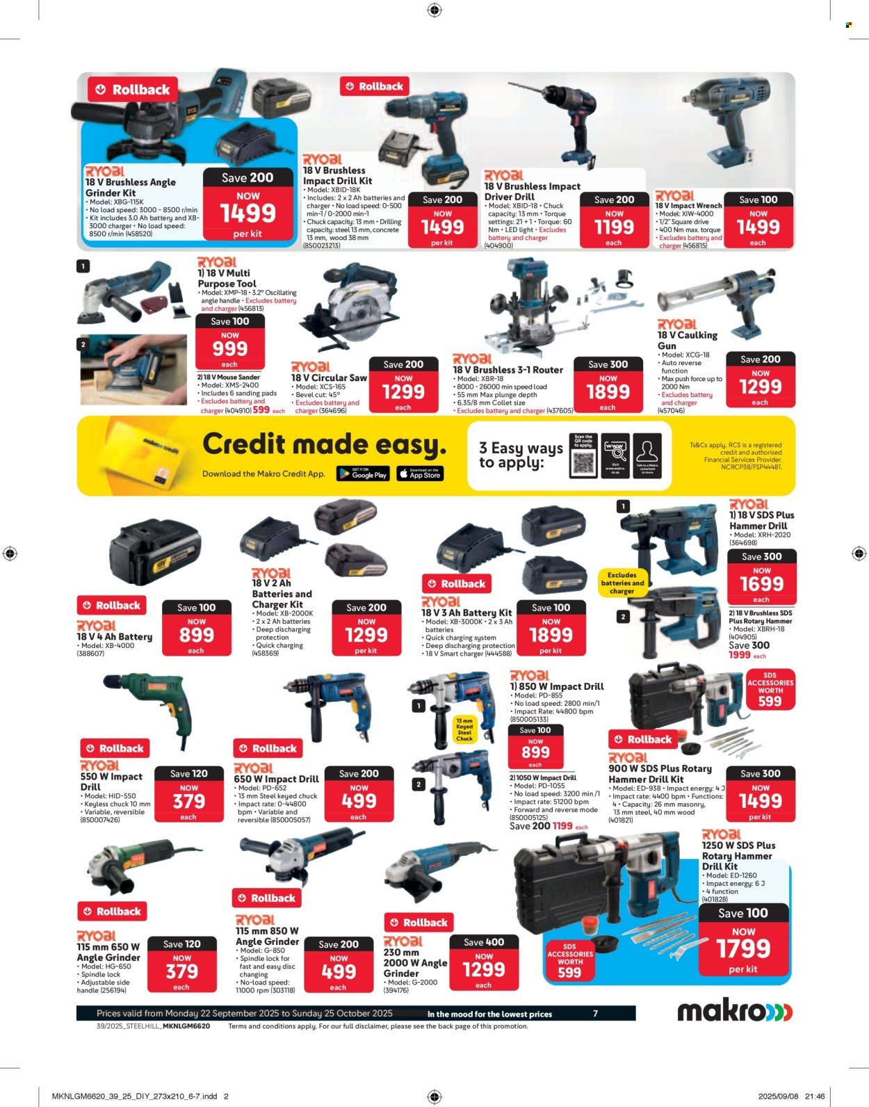 MAKRO specials - From Monday 22 Sept 2025 (2025-09-22 - 2025-10-25) | 7