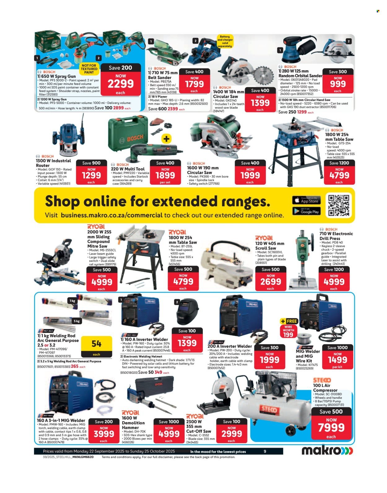 MAKRO specials - From Monday 22 Sept 2025 (2025-09-22 - 2025-10-25) | 9
