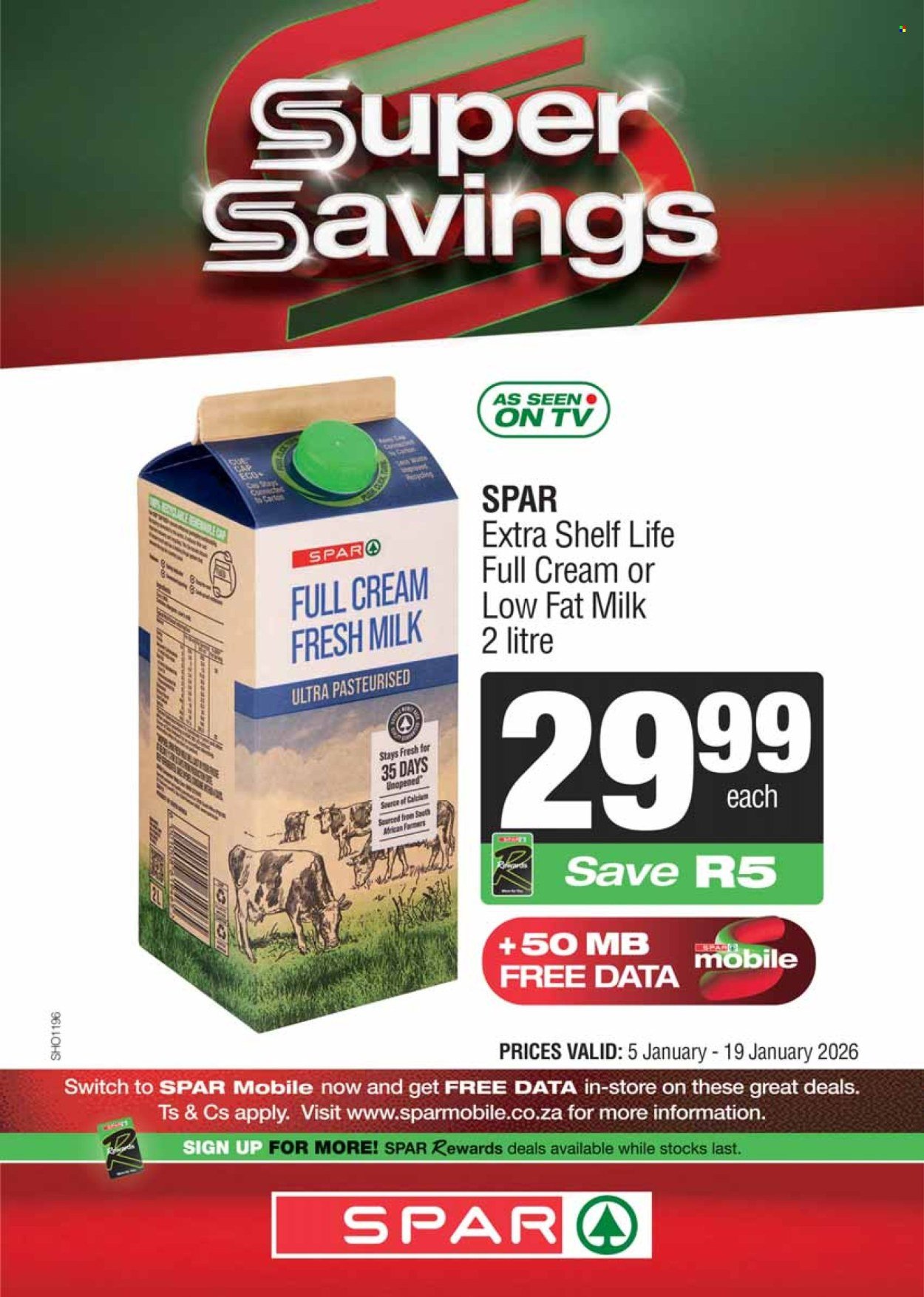 SPAR specials - National Leaflet (2026-01-05 - 2026-01-19) | 1