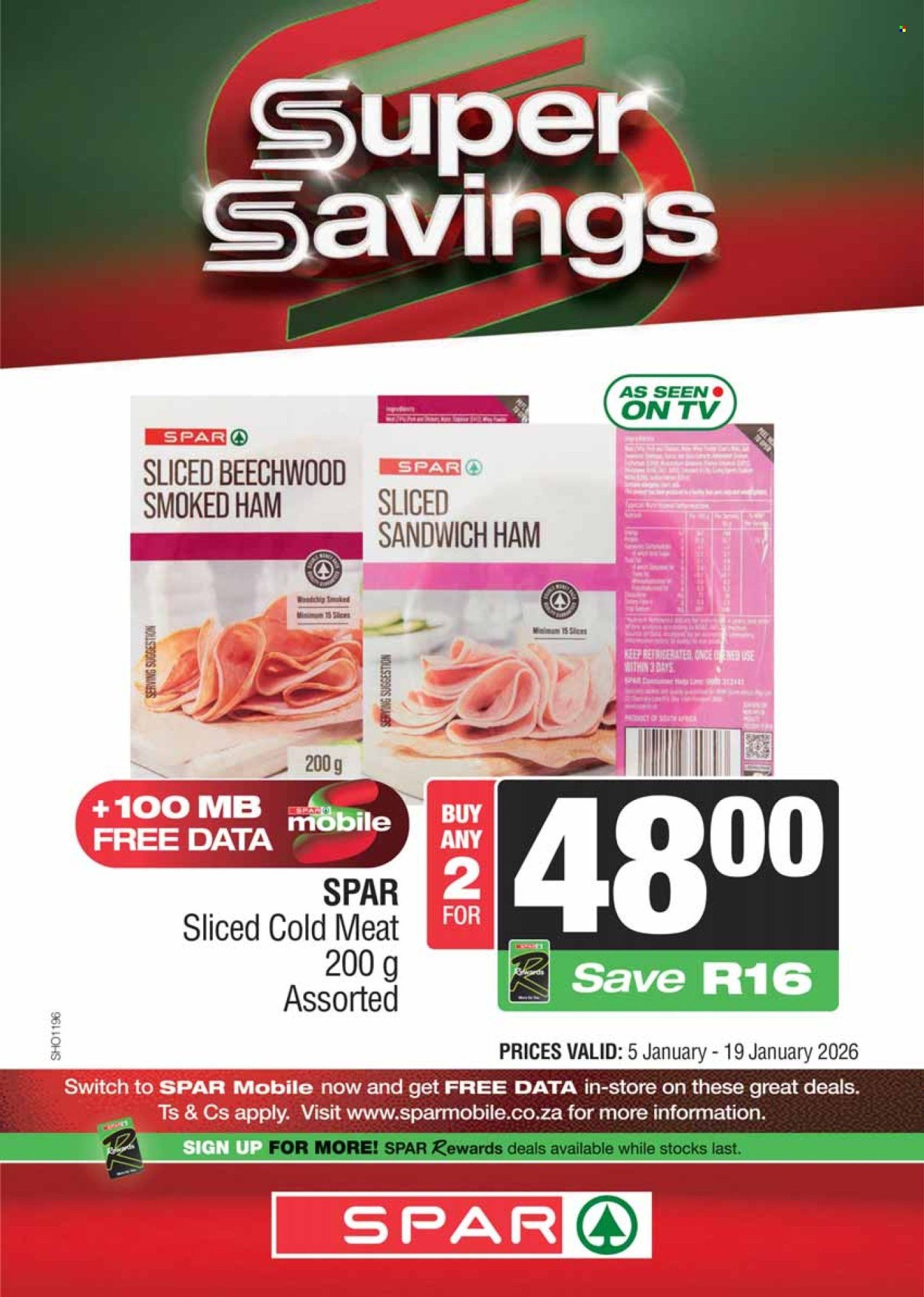 SPAR specials - National Leaflet (2026-01-05 - 2026-01-19) | 6