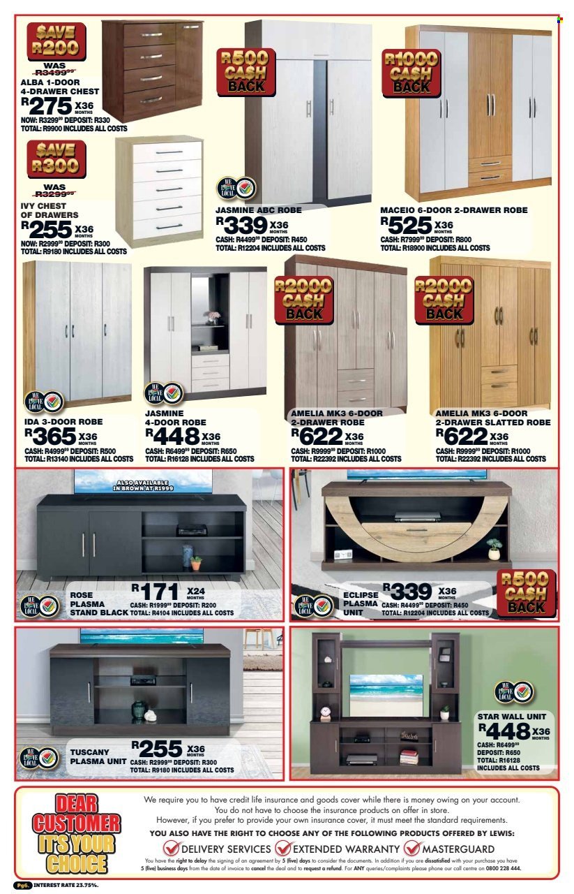 LEWIS specials - From Monday 13 Apr 2026 (2026-04-13 - 2026-05-10) | 6