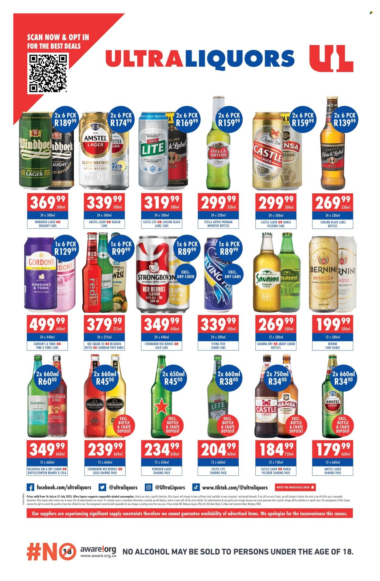 ULTRA LIQUORS specials - From Wednesday 16 Jul 2025 (2025-07-16 - 2025-07-31) | 4