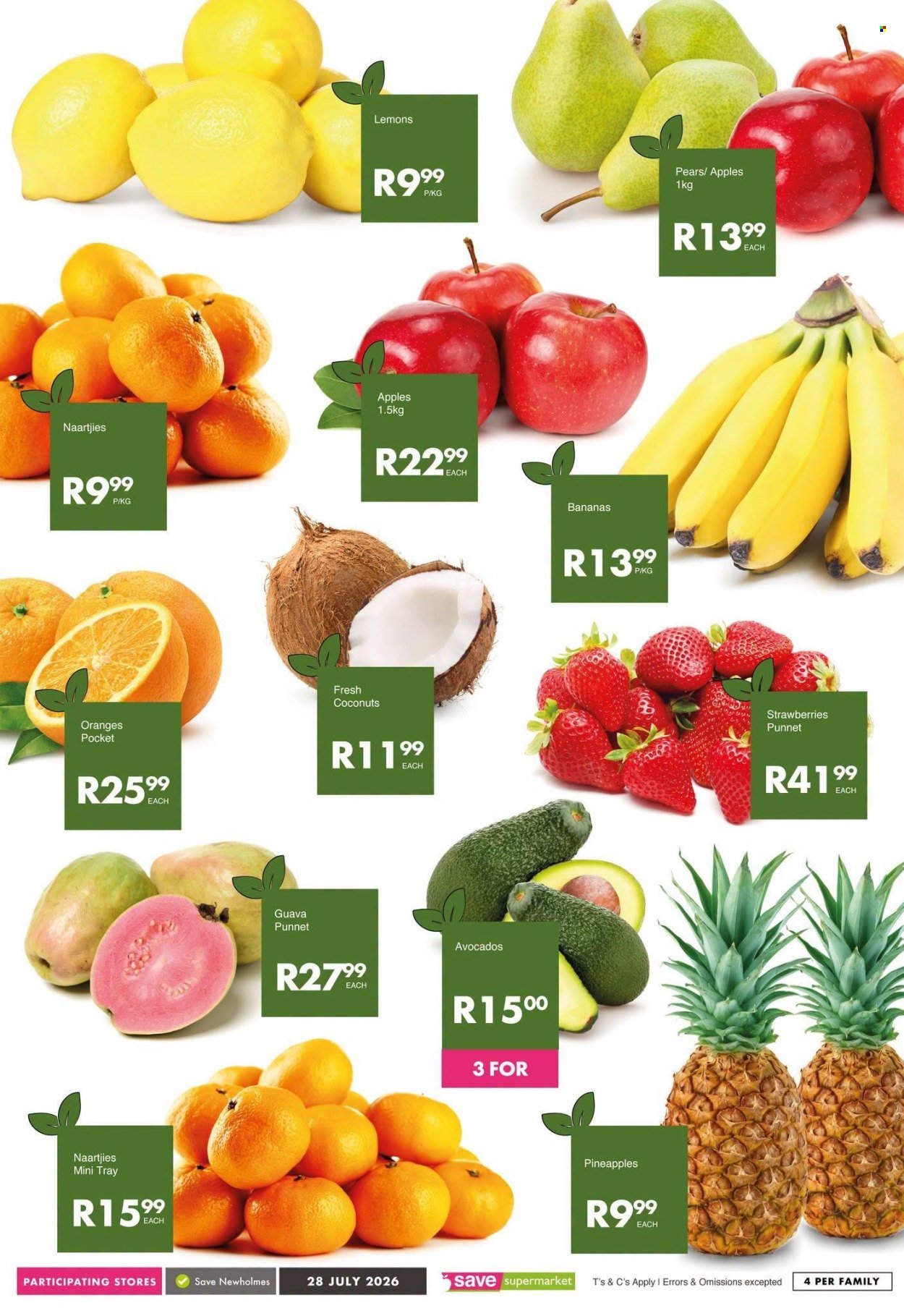 SAVE specials - From Tuesday 28 Jul 2026