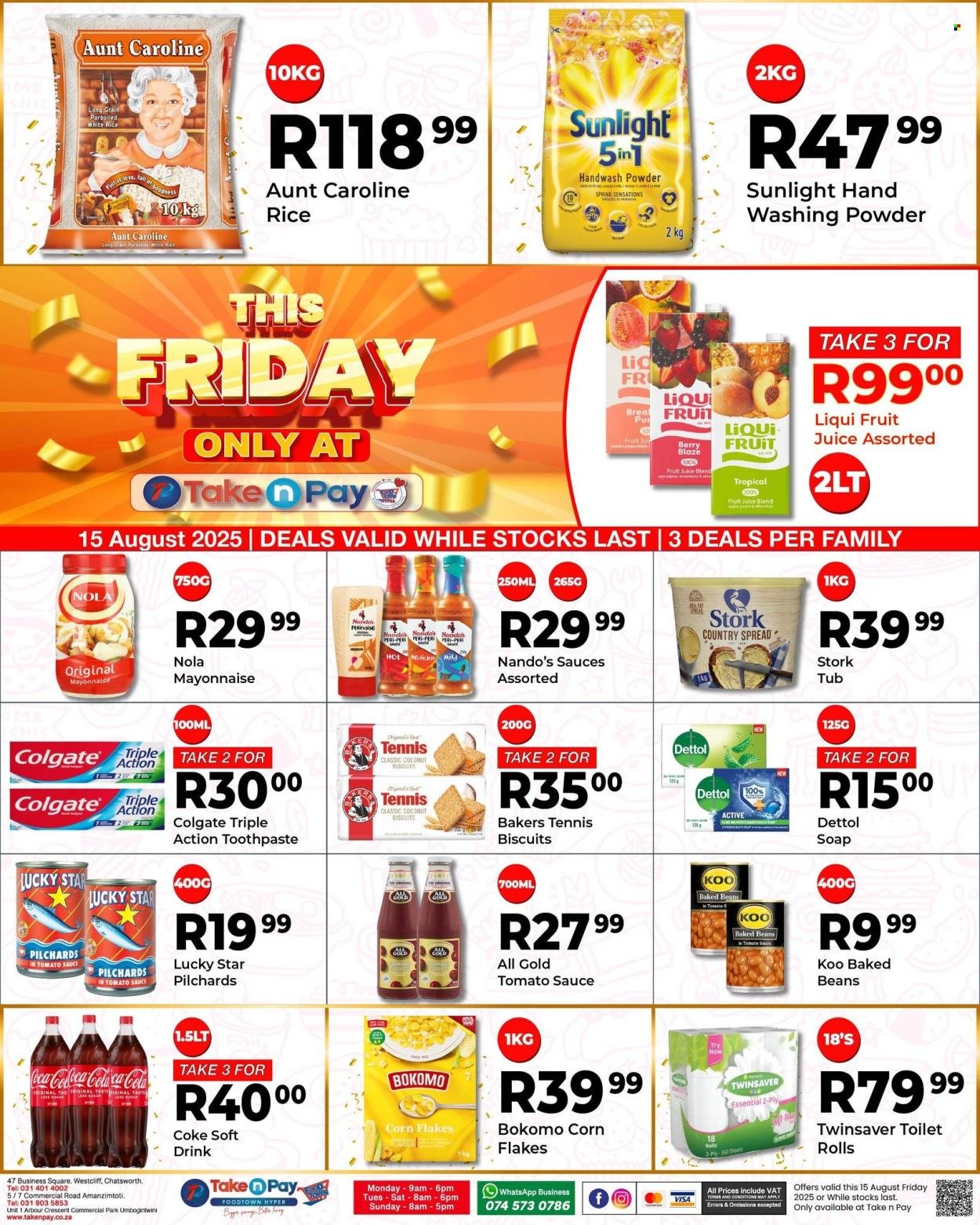 TAKE N PAY specials - From Friday 15 Aug 2025 (2025-08-15 - 2025-08-15) | 1