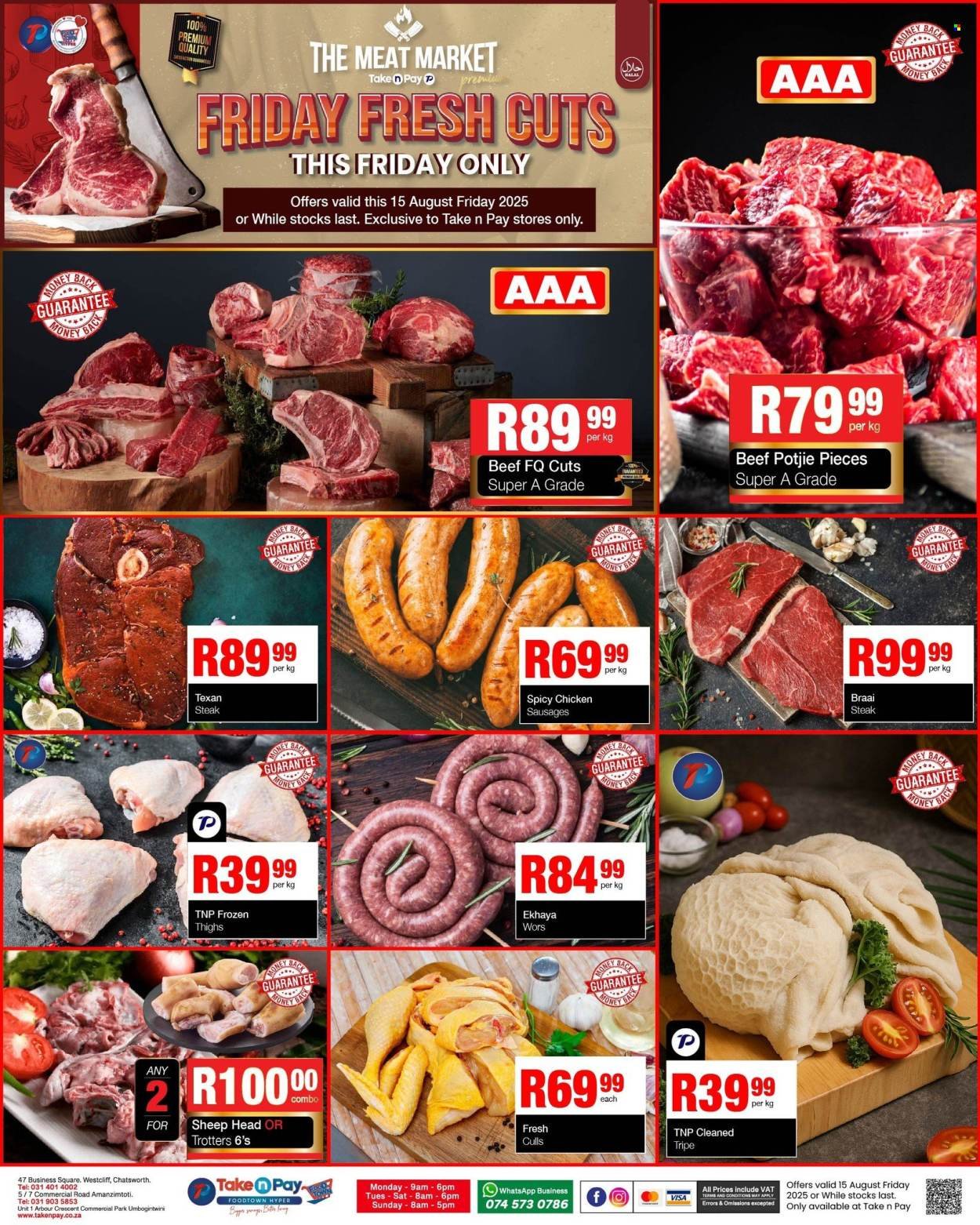 TAKE N PAY specials - From Friday 15 Aug 2025 (2025-08-15 - 2025-08-15) | 2