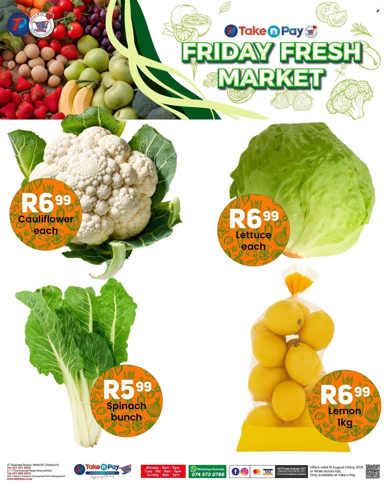 TAKE N PAY specials - From Friday 15 Aug 2025 (2025-08-15 - 2025-08-15) | 5