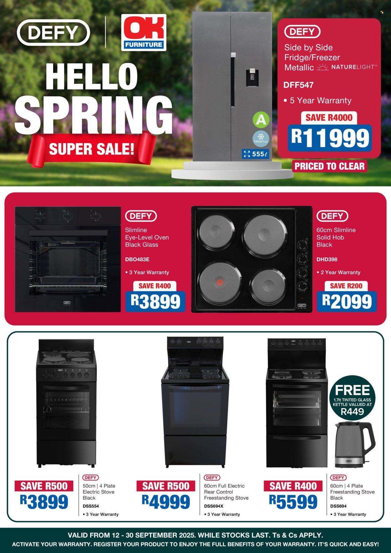 OK FURNITURE specials - From Friday 12 Sept 2025 (2025-09-12 - 2025-09-30) | 1