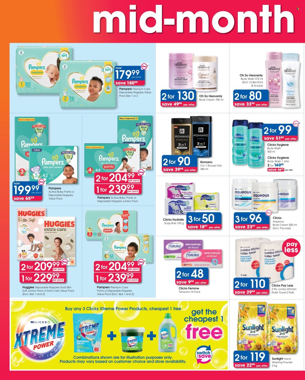 CLICKS specials - From Thursday 9 Jul 2026