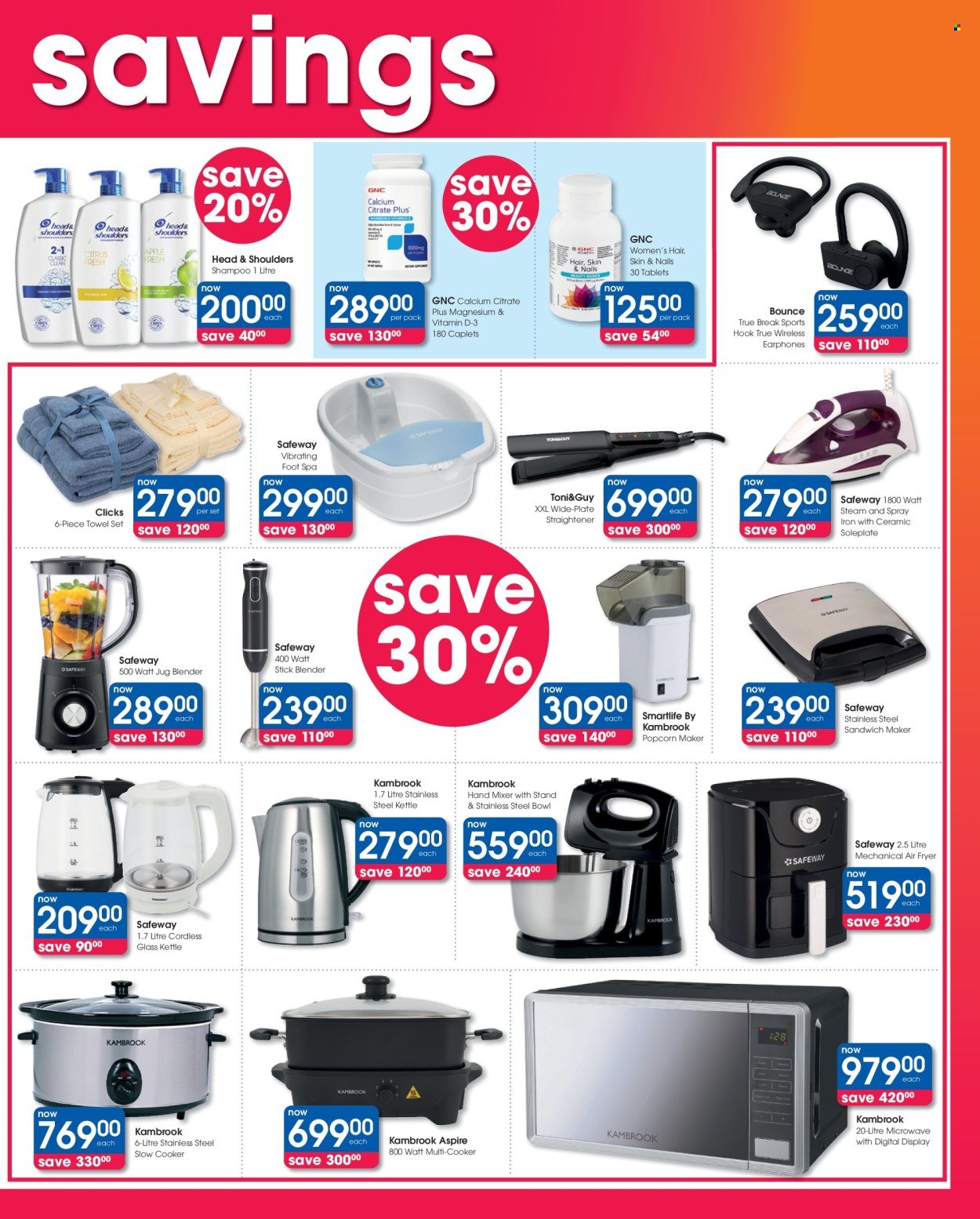 CLICKS specials - From Thursday 9 Jul 2026