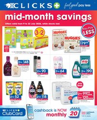 CLICKS specials - From Thursday 9 Jul 2026