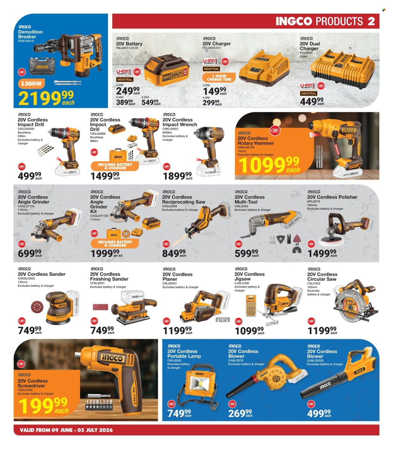 MICA specials - From Tuesday 9 Jun 2026