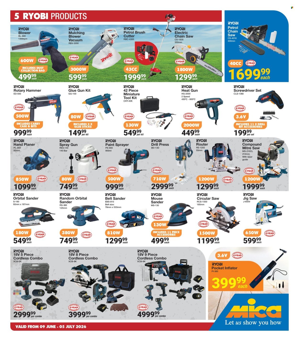MICA specials - From Tuesday 9 Jun 2026