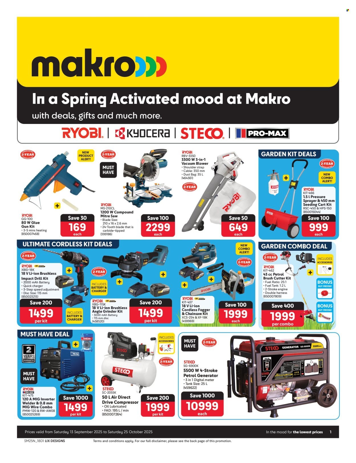 MAKRO specials - From Saturday 13 Sept 2025 (2025-09-13 - 2025-10-25) | 1