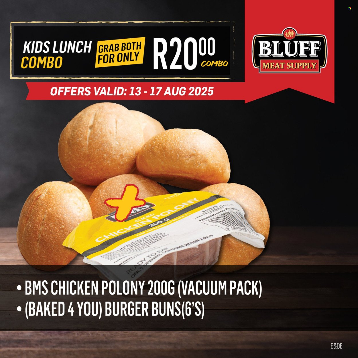 BLUFF MEAT SUPPLY specials - From Wednesday 13 Aug 2025 (2025-08-13 - 2025-08-17) | 10