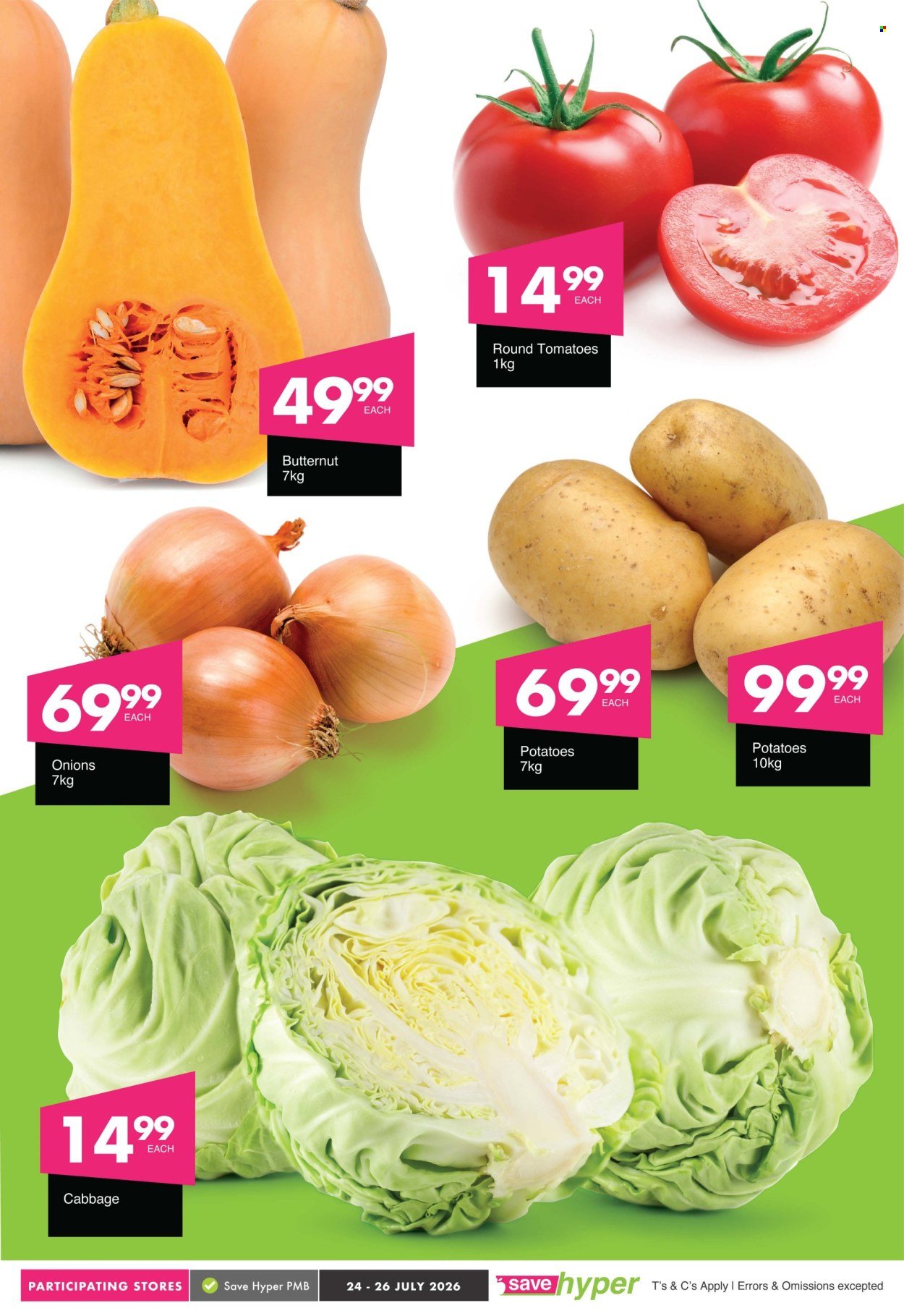 SAVE specials - From Friday 24 Jul 2026