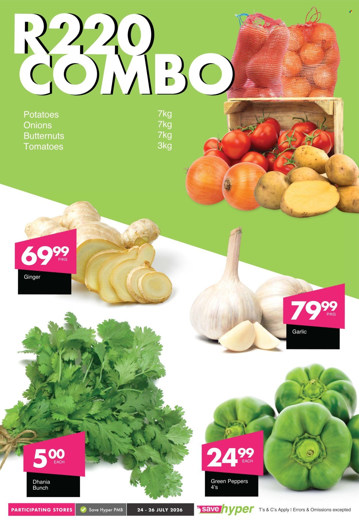 SAVE specials - From Friday 24 Jul 2026