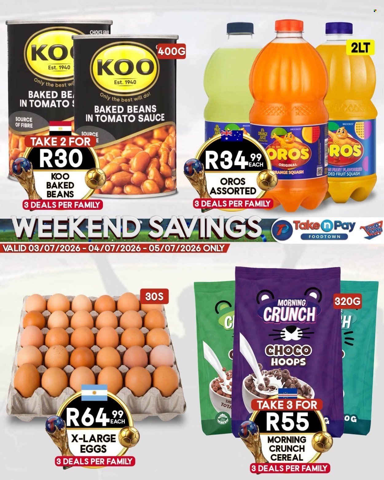 TAKE N PAY specials - From Friday 3 Jul 2026