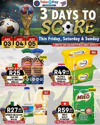 TAKE N PAY specials - From Friday 3 Jul 2026