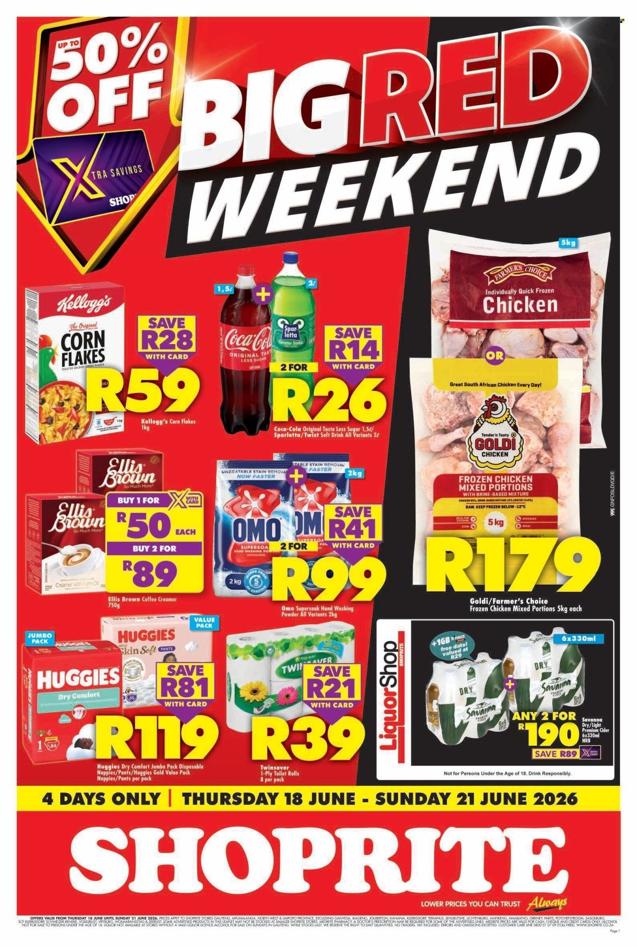SHOPRITE specials - Big Red Weekend Gauteng