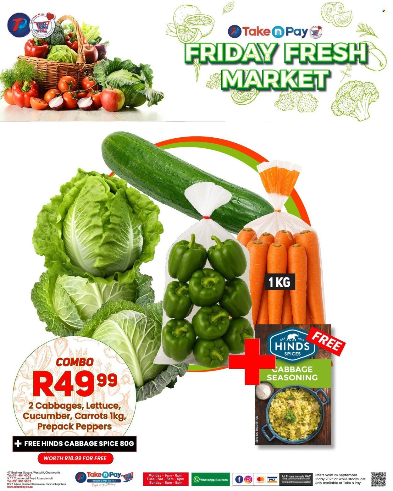 TAKE N PAY specials - From Friday 26 Sept 2025 (2025-09-26 - 2025-09-26) | 12