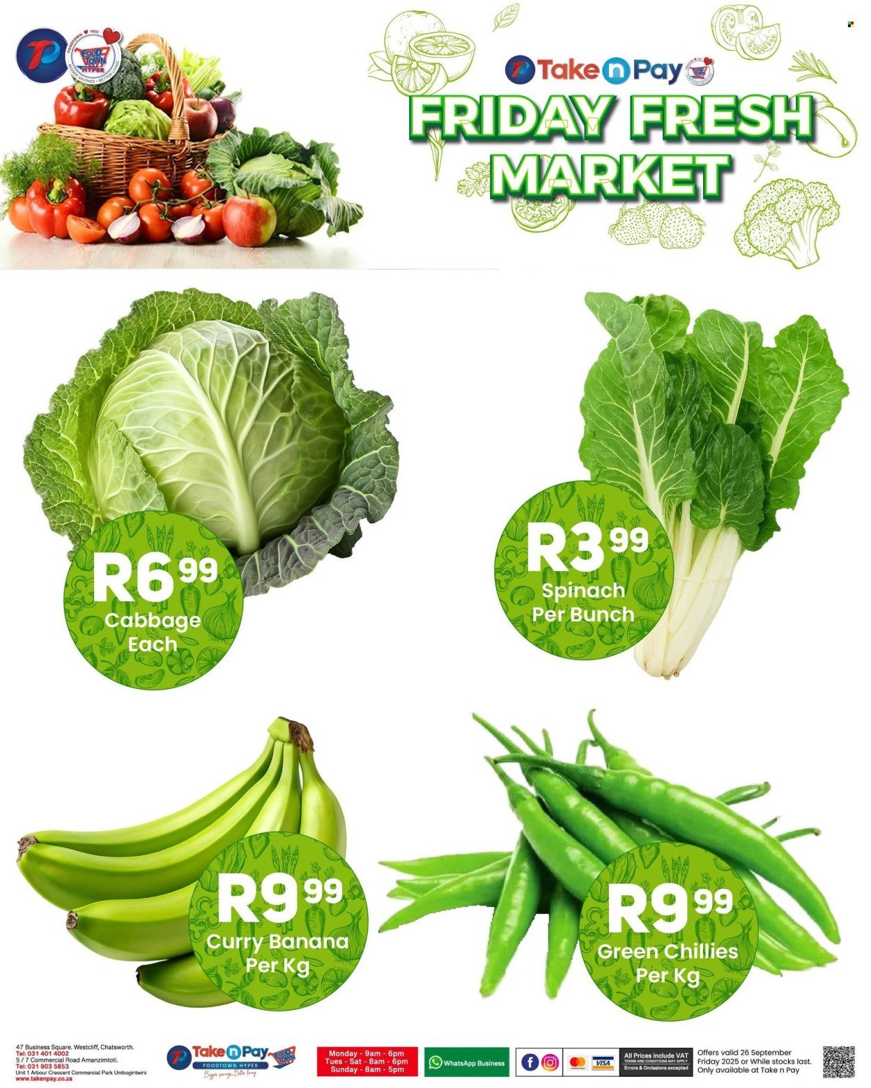 TAKE N PAY specials - From Friday 26 Sept 2025 (2025-09-26 - 2025-09-26) | 7