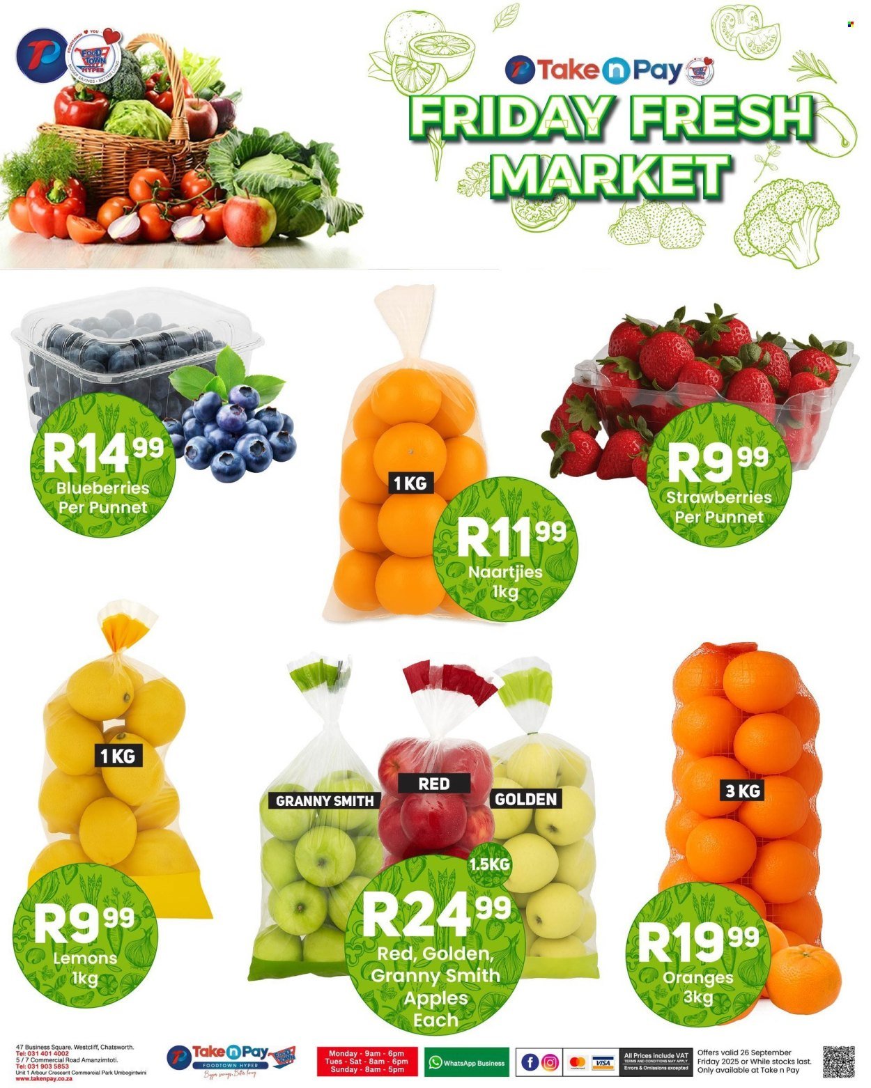 TAKE N PAY specials - From Friday 26 Sept 2025 (2025-09-26 - 2025-09-26) | 9