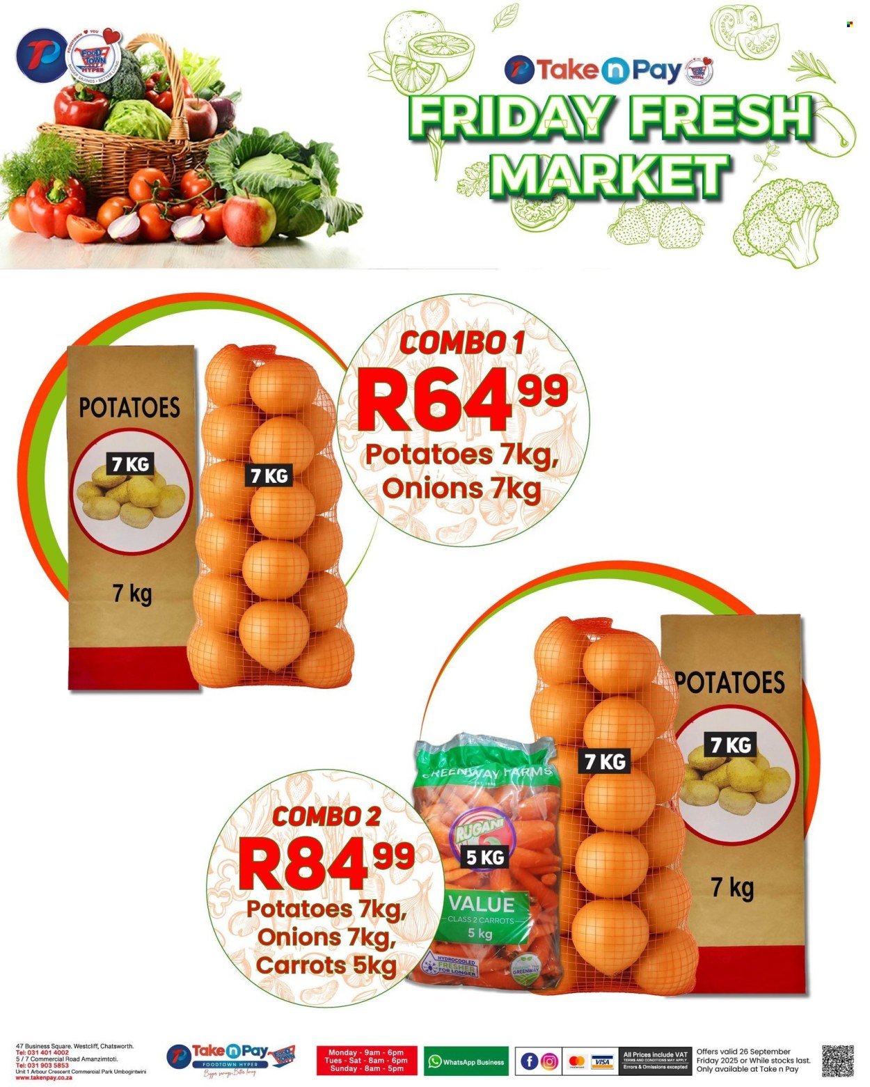 TAKE N PAY specials - From Friday 26 Sept 2025 (2025-09-26 - 2025-09-26) | 10