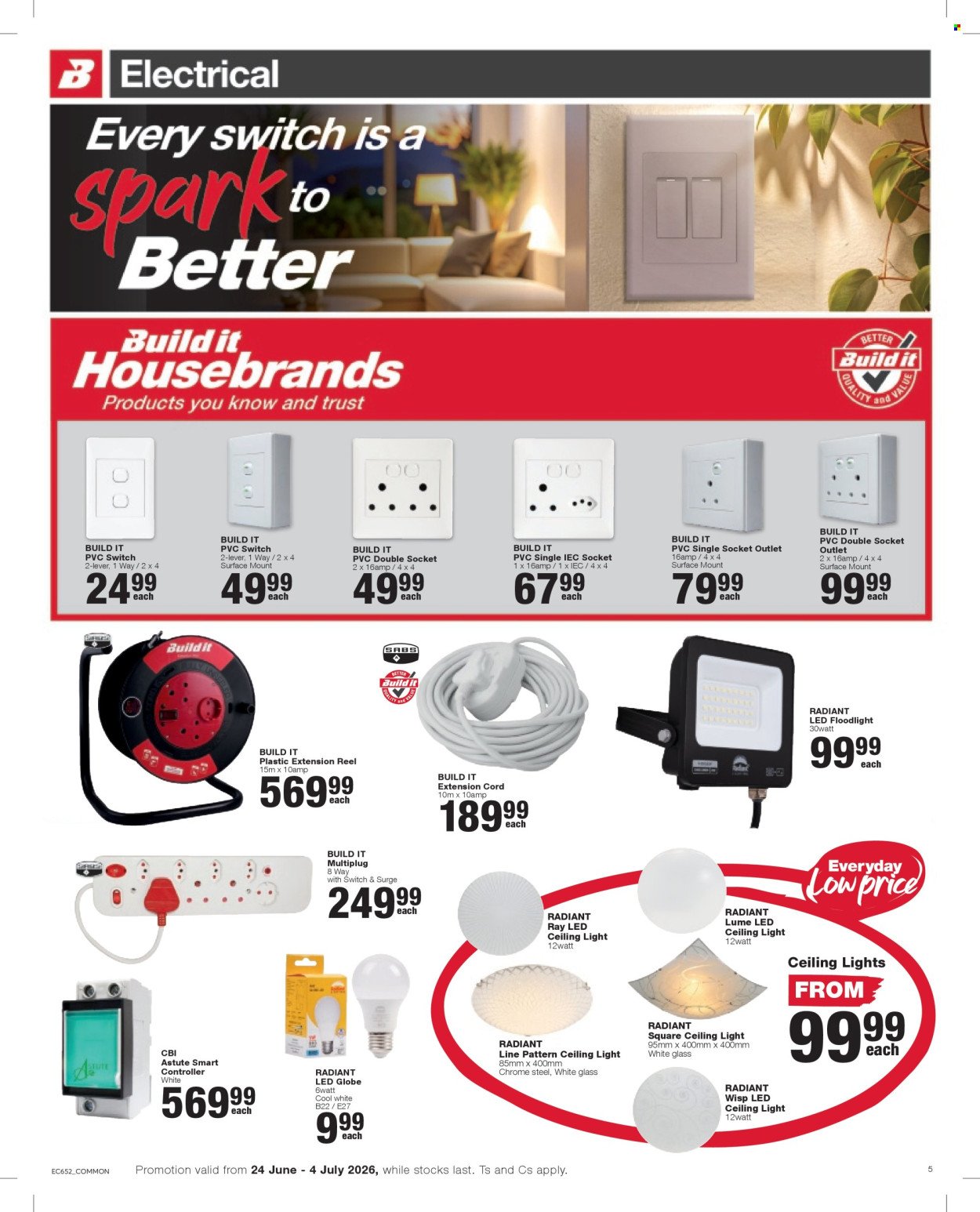 BUILD IT specials - From Wednesday 24 Jun 2026
