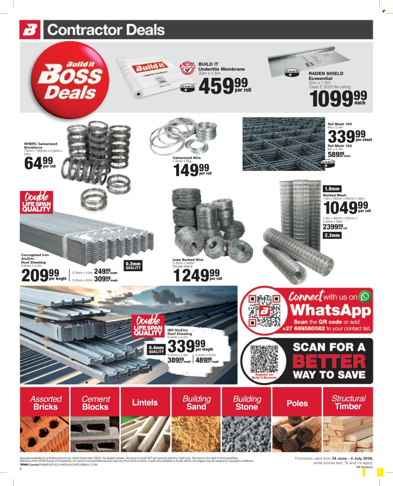 BUILD IT specials - From Wednesday 24 Jun 2026