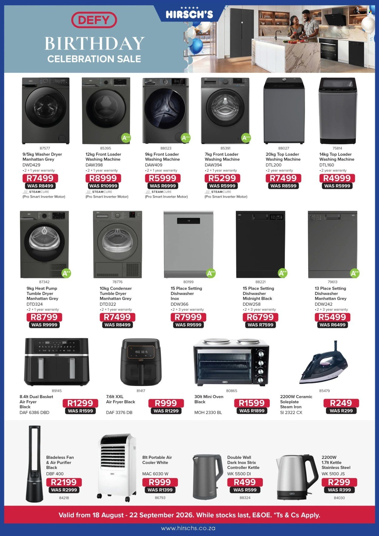 HIRSCH'S specials - August 2026