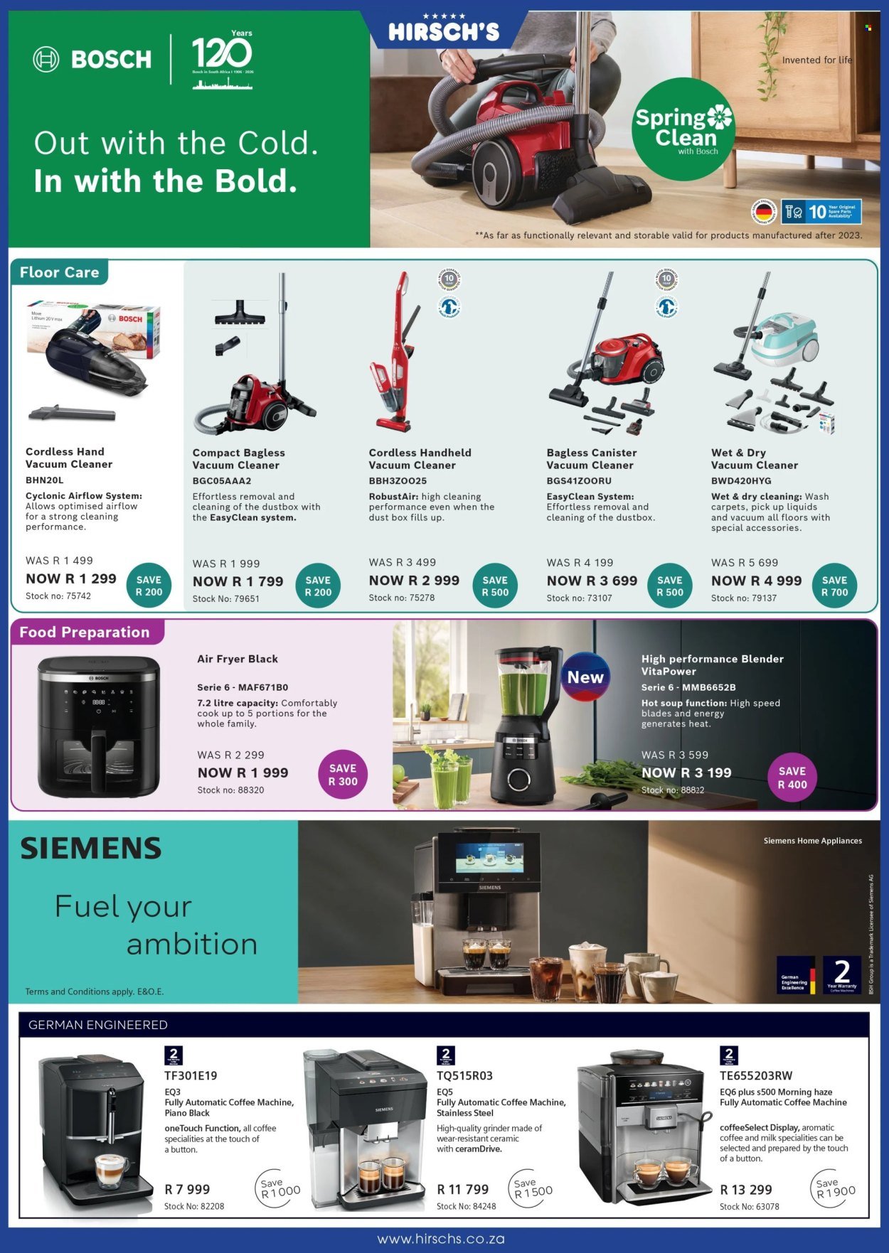 HIRSCH'S specials - August 2026
