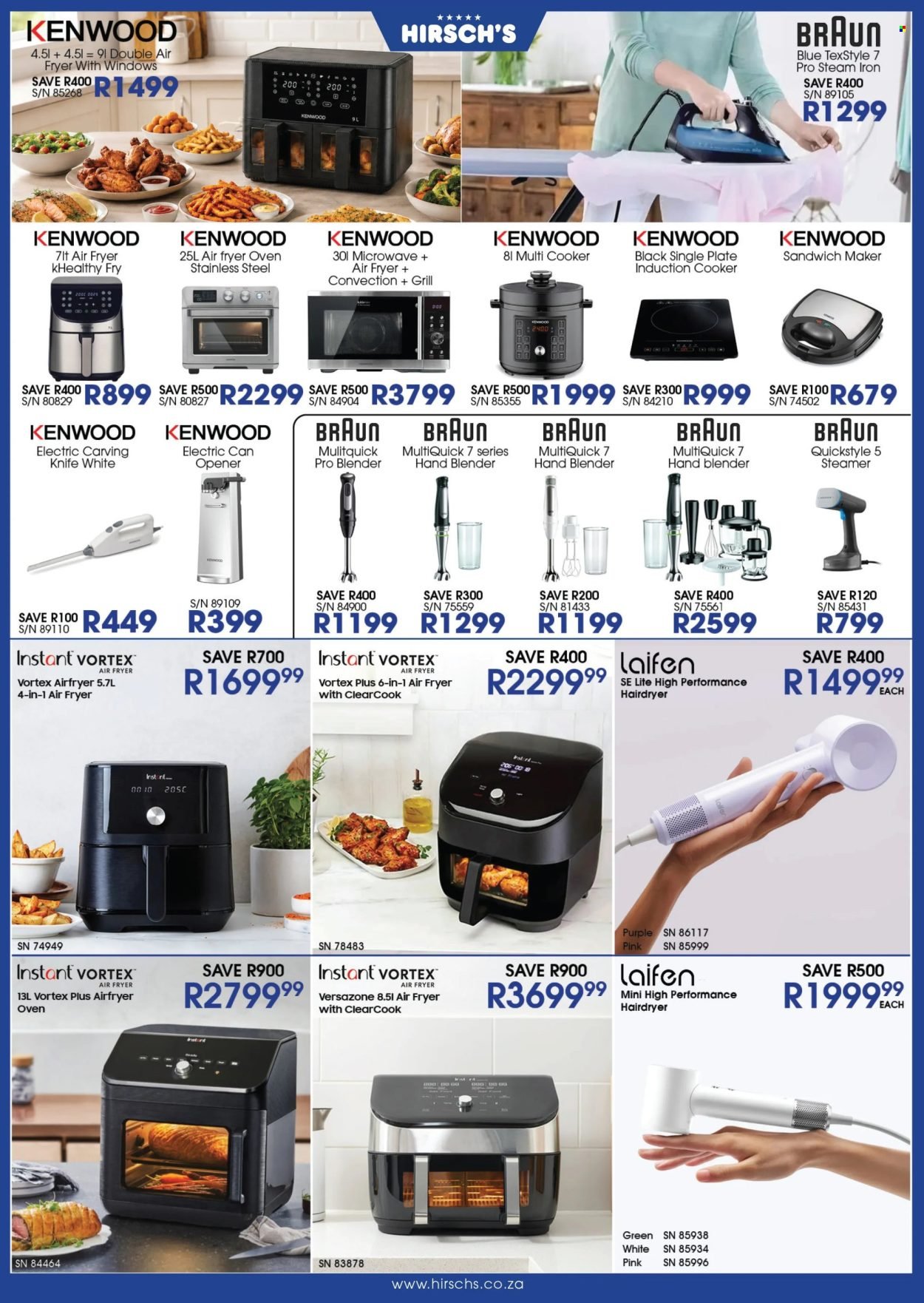 HIRSCH'S specials - August 2026