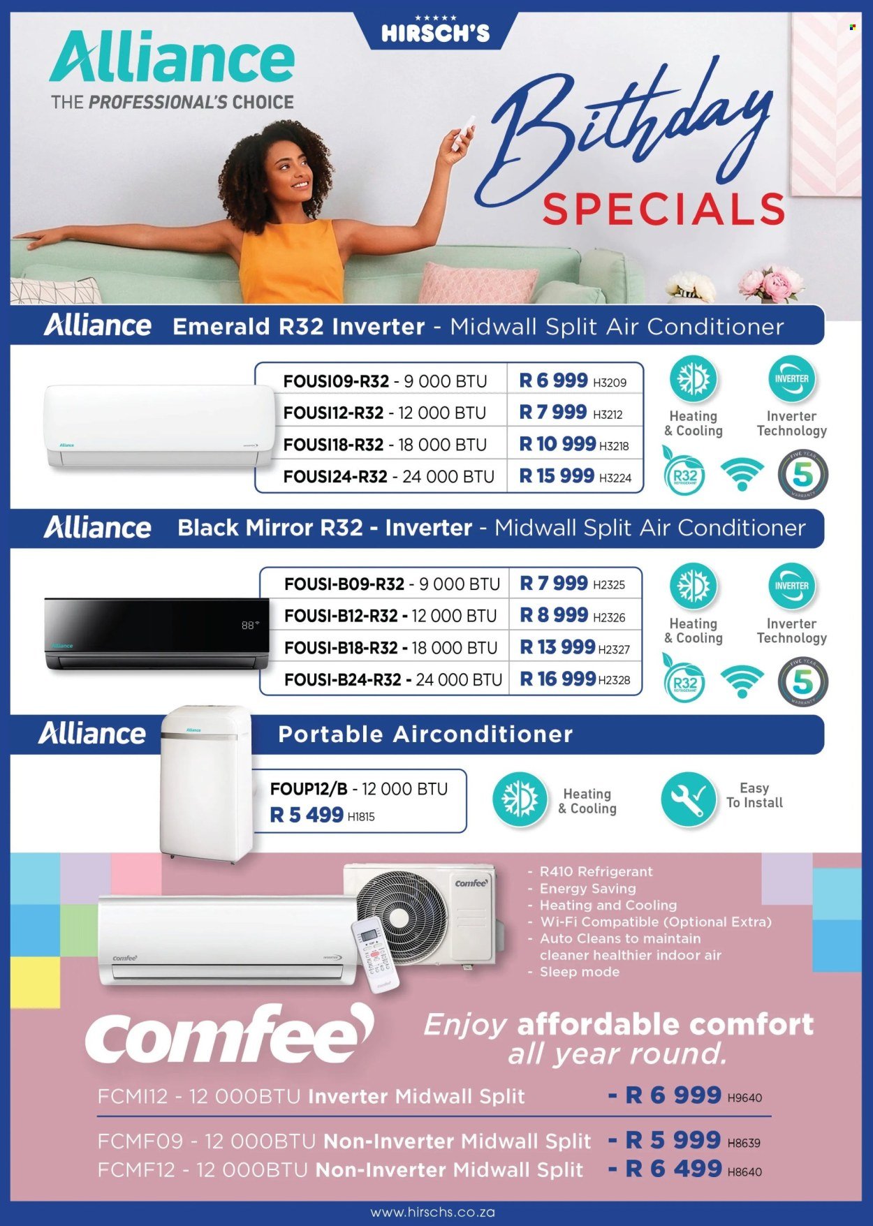 HIRSCH'S specials - August 2026