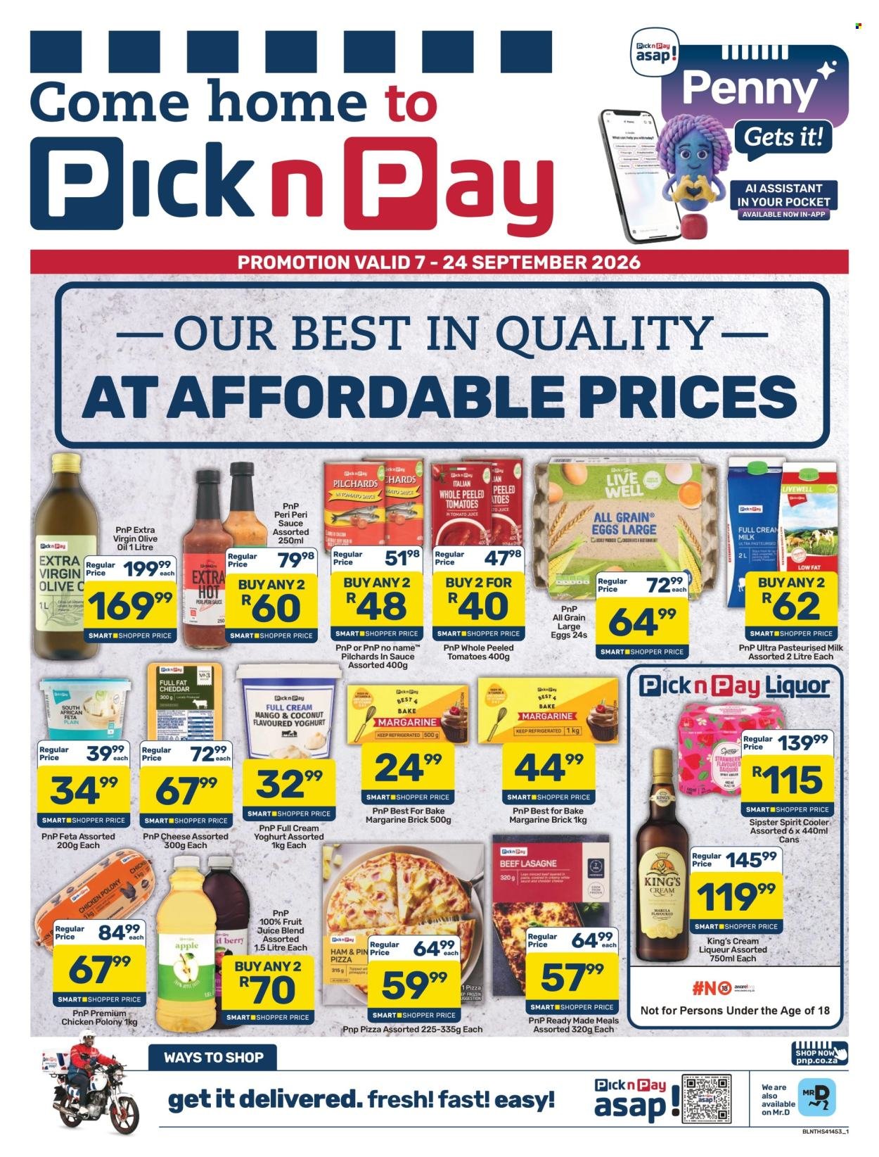 PICK N PAY specials - Own Brand Specials