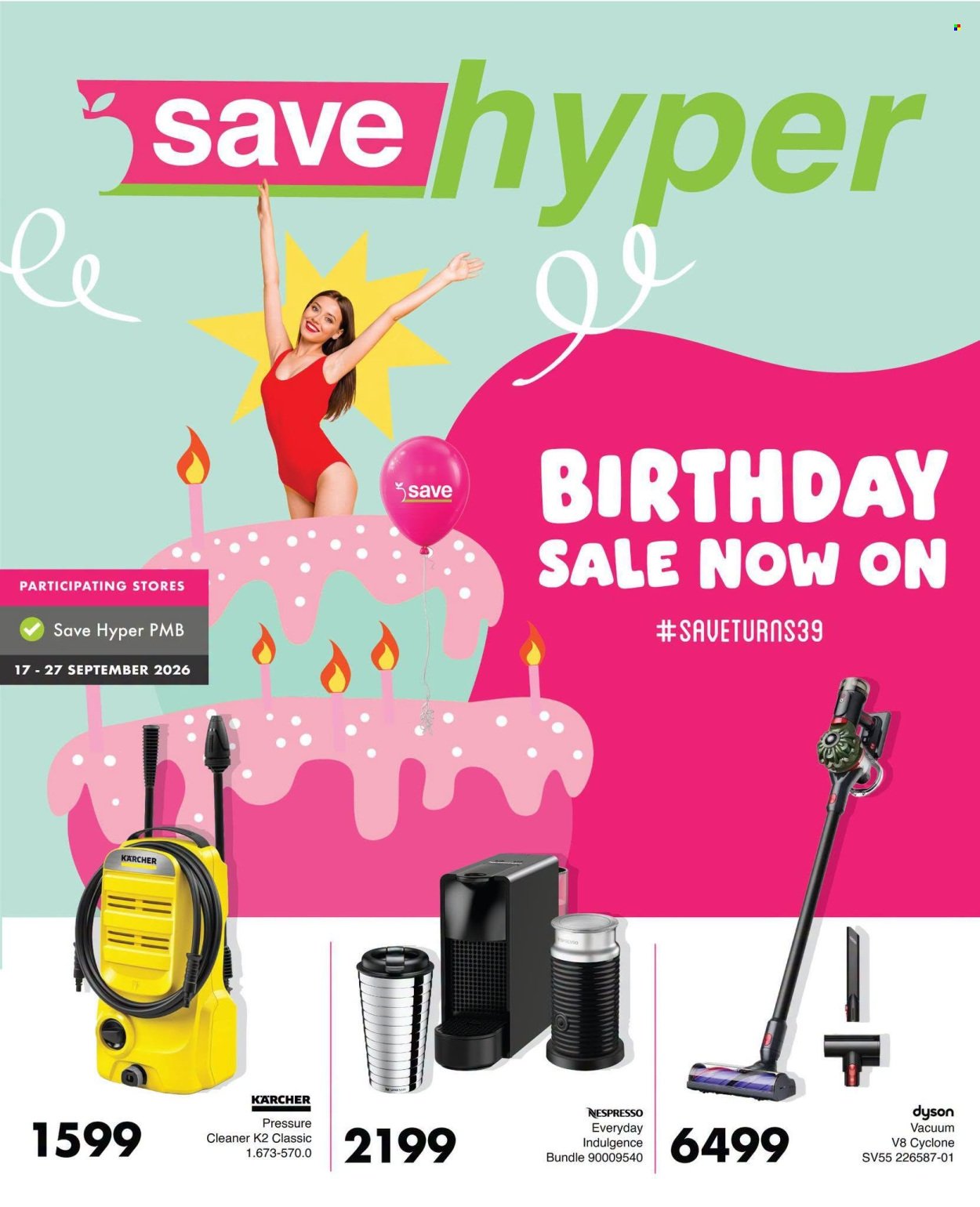 SAVE specials - From Thursday 17 Sept 2026