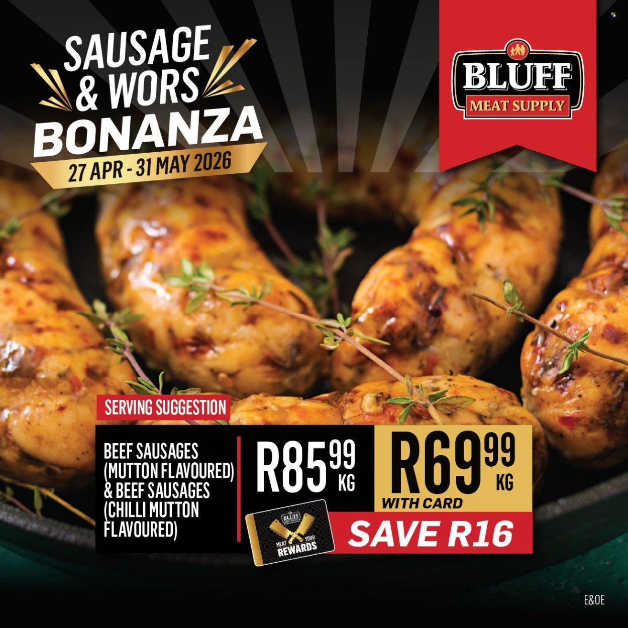 BLUFF MEAT SUPPLY specials - From Monday 27 Apr 2026 (2026-04-27 - 2026-05-31) | 9