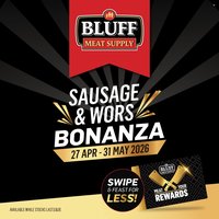 BLUFF MEAT SUPPLY specials - From Monday 27 Apr 2026 (2026-04-27 - 2026-05-31)