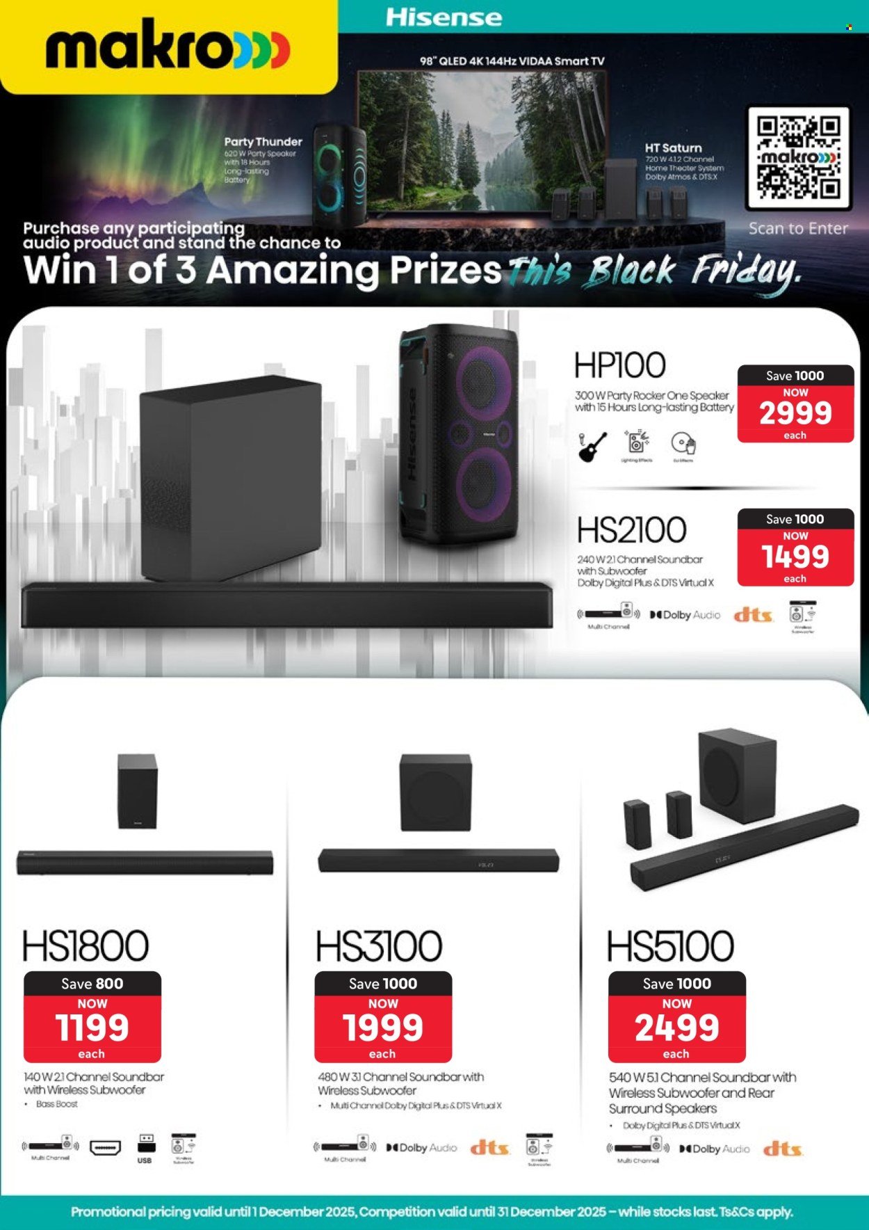 MAKRO specials - Win 1 of 3 Amazing Prizes This Black Friday (2025-11-06 - 2025-12-31) | 1
