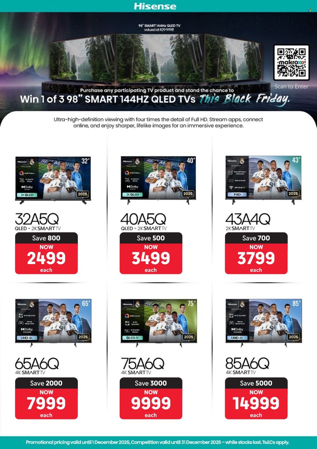 MAKRO specials - Win 1 of 3 Amazing Prizes This Black Friday (2025-11-06 - 2025-12-31) | 2