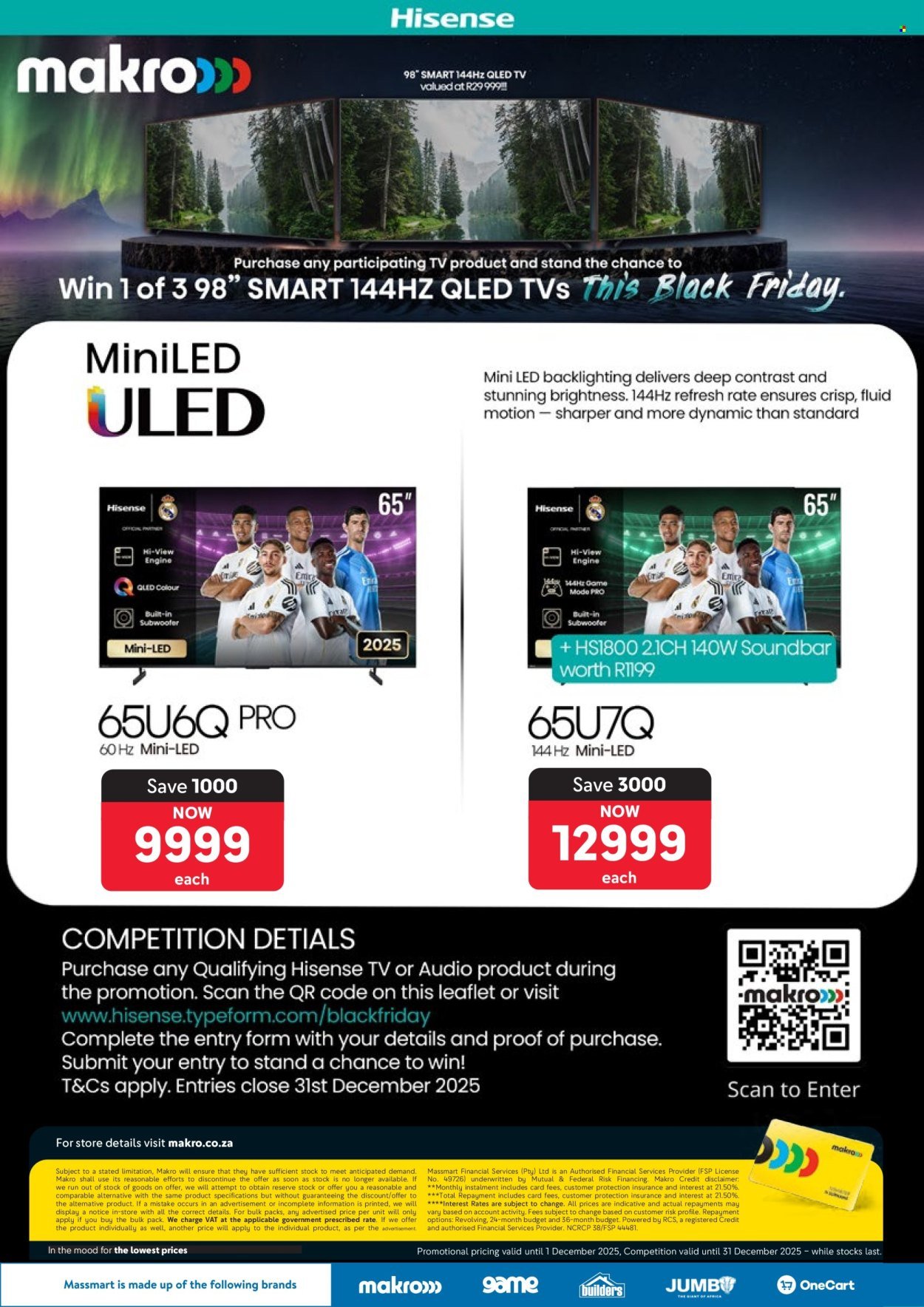 MAKRO specials - Win 1 of 3 Amazing Prizes This Black Friday (2025-11-06 - 2025-12-31) | 5