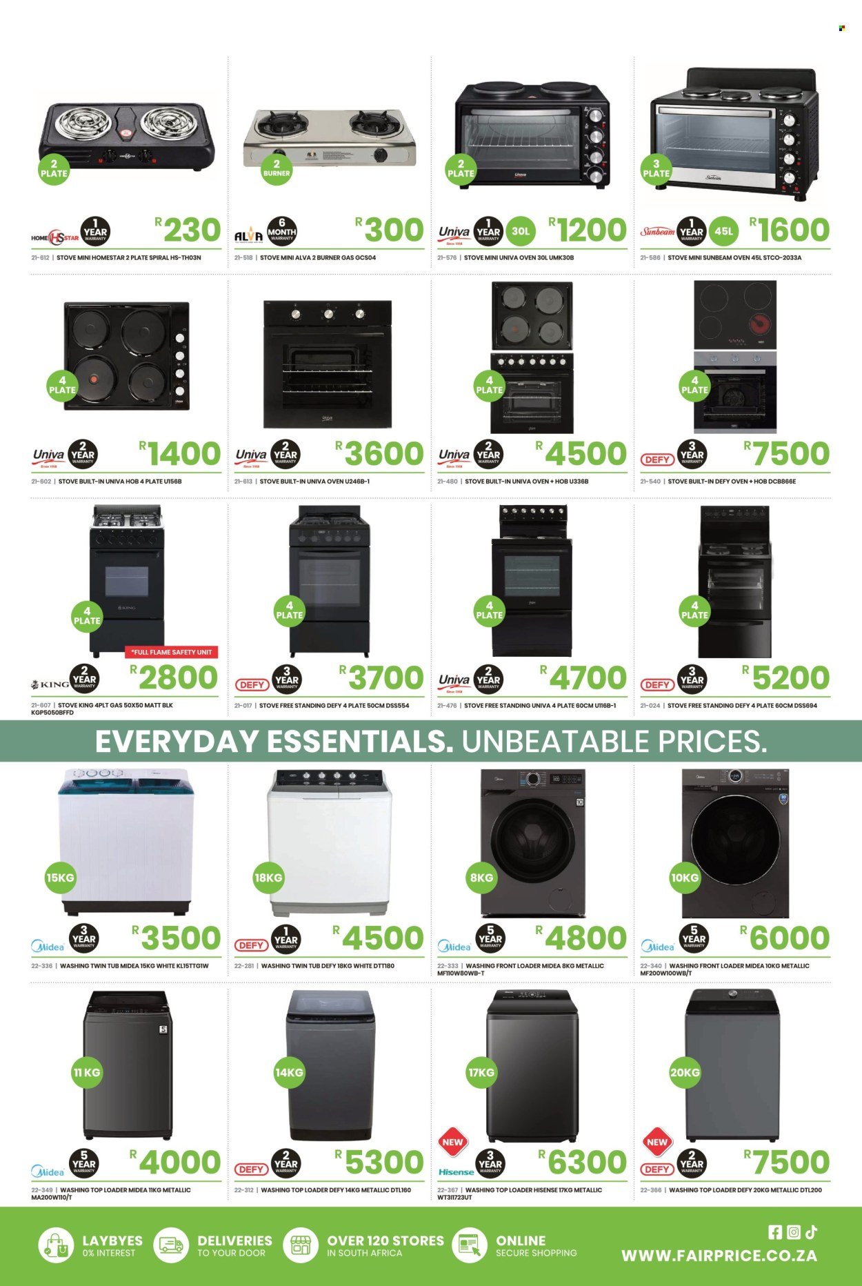 FAIR PRICE specials - From Thursday 1 Oct 2026