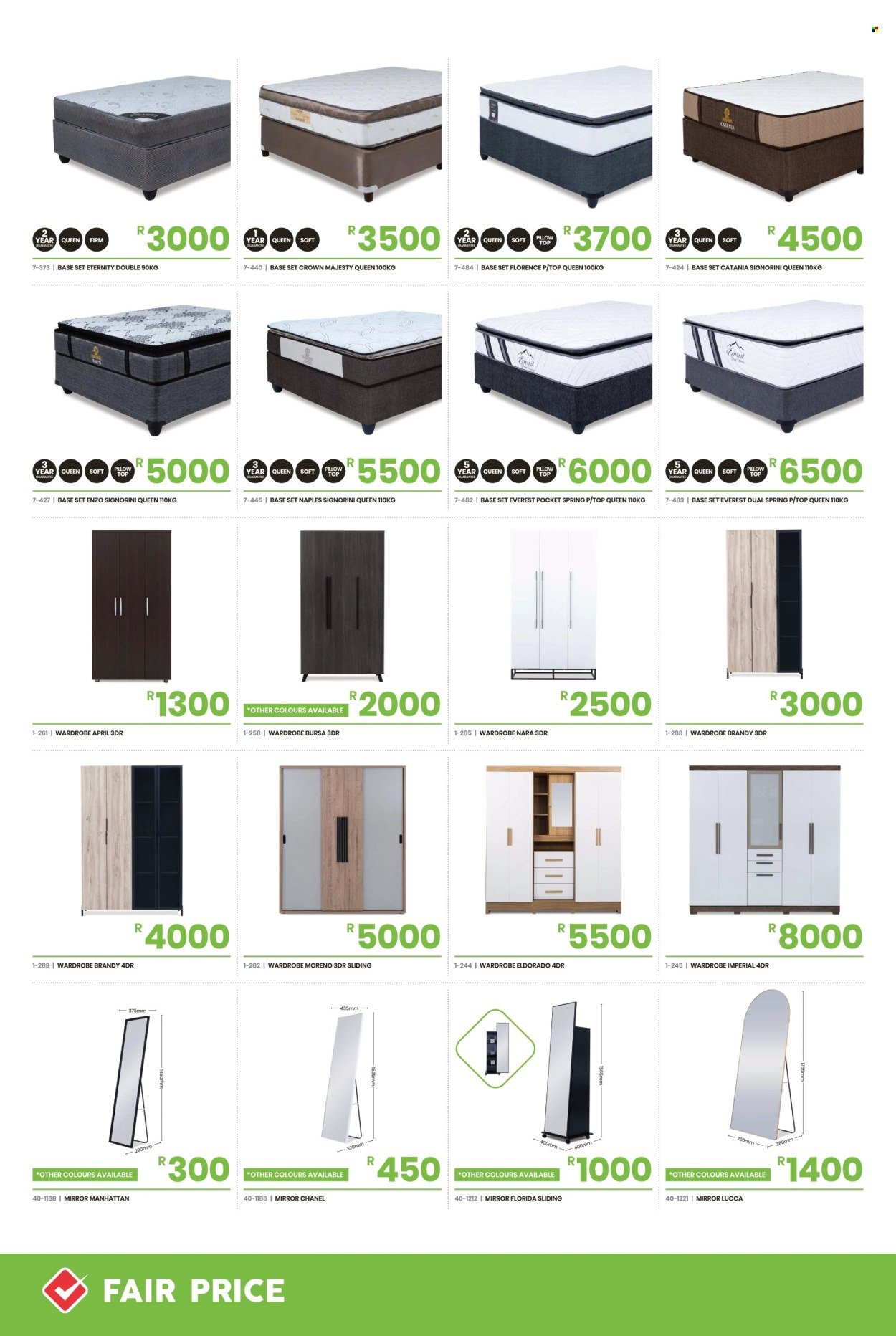 FAIR PRICE specials - From Thursday 1 Oct 2026