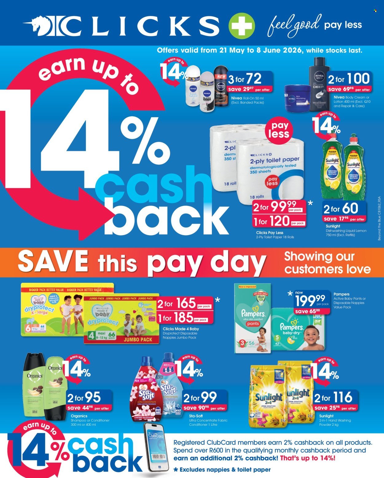 CLICKS specials - From Thursday 21 May 2026