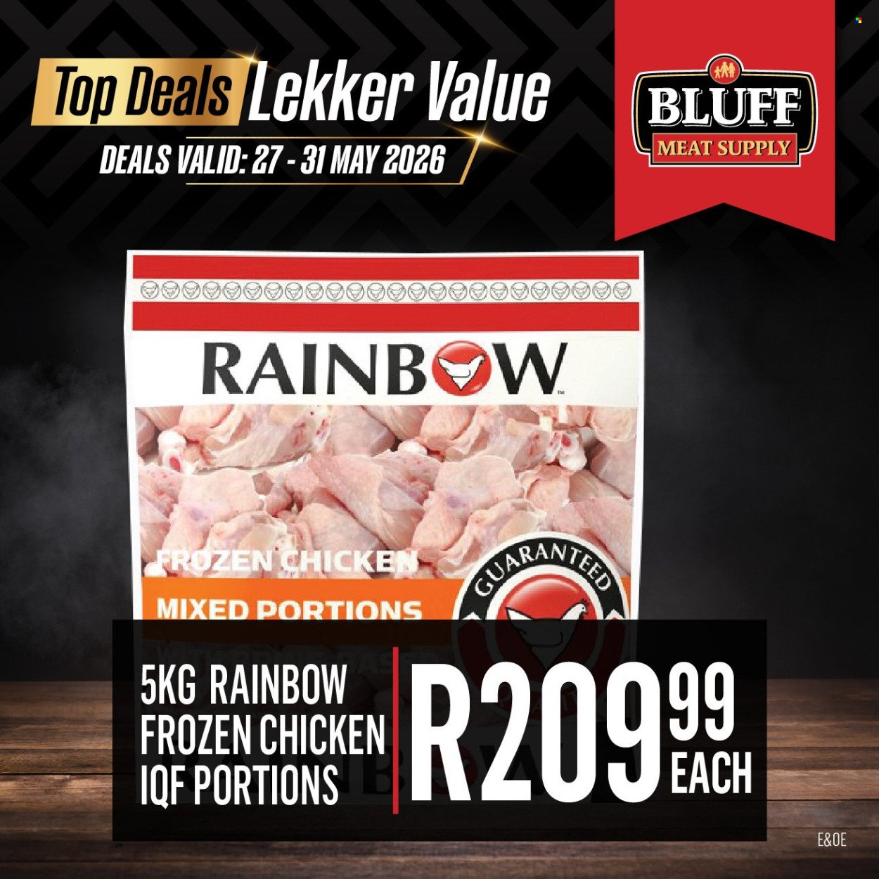 BLUFF MEAT SUPPLY specials - From Wednesday 27 May 2026 (2026-05-27 - 2026-05-31) | 1