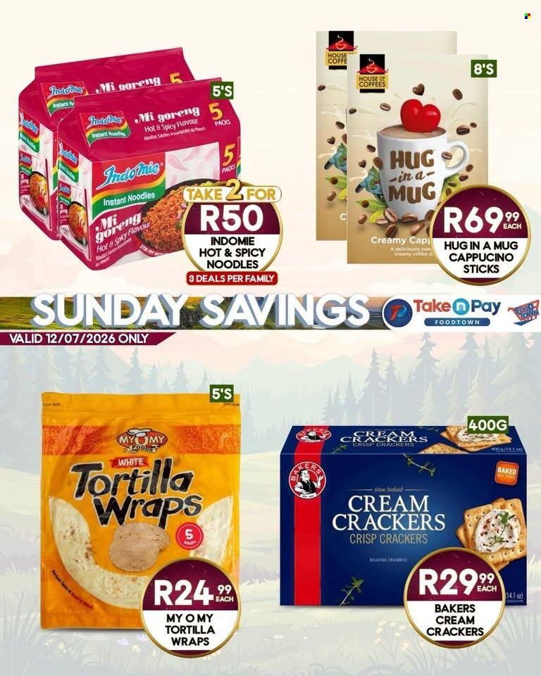 TAKE N PAY specials - From Sunday 12 Jul 2026