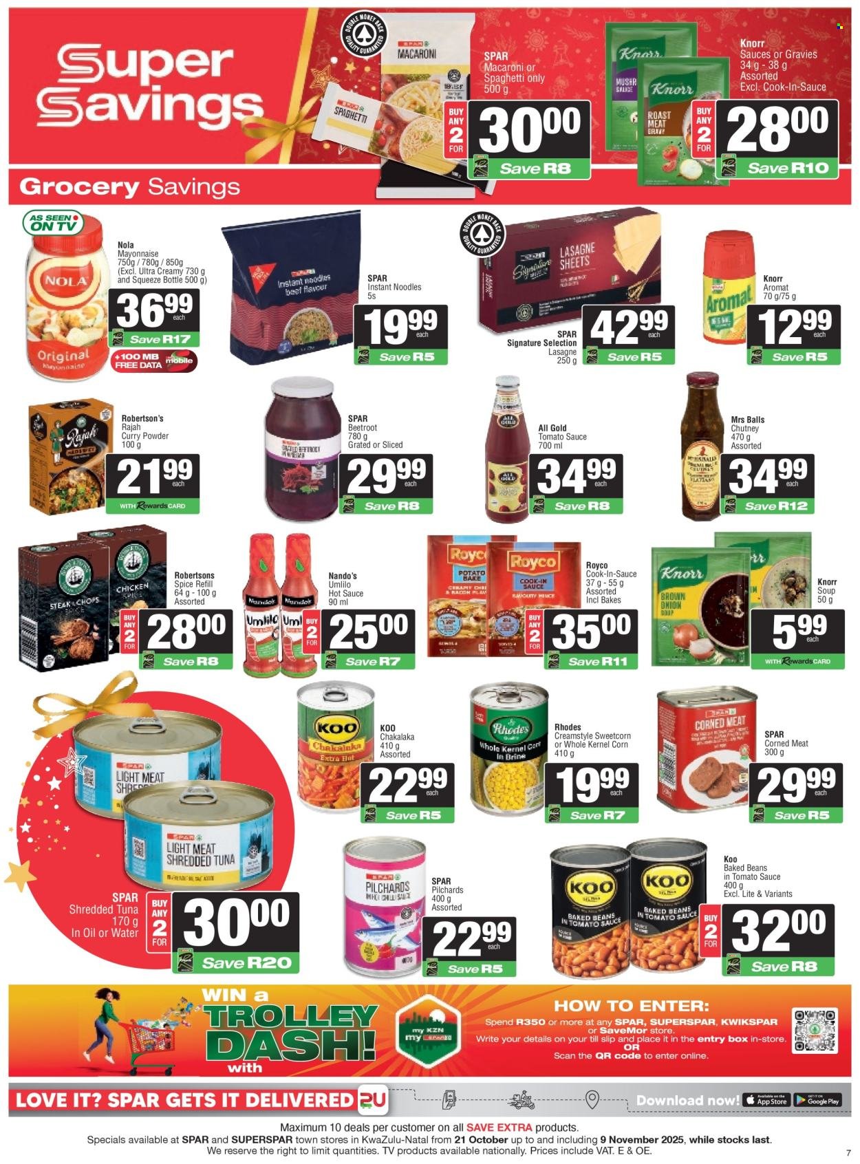SPAR specials - Specials (2025-10-21 - 2025-11-09) | 7