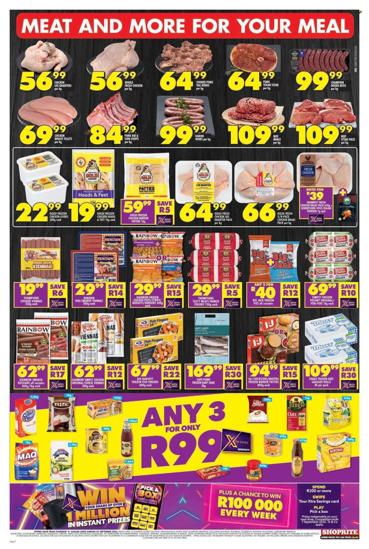 SHOPRITE specials - Major Deals Gauteng (2025-08-21 - 2025-09-07) | 2
