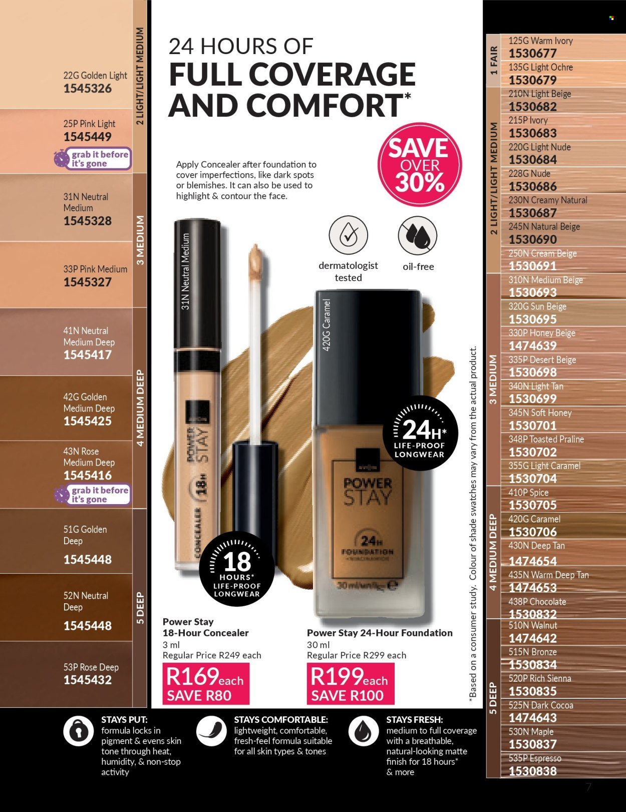 AVON specials - C6 CORE BROCHURE