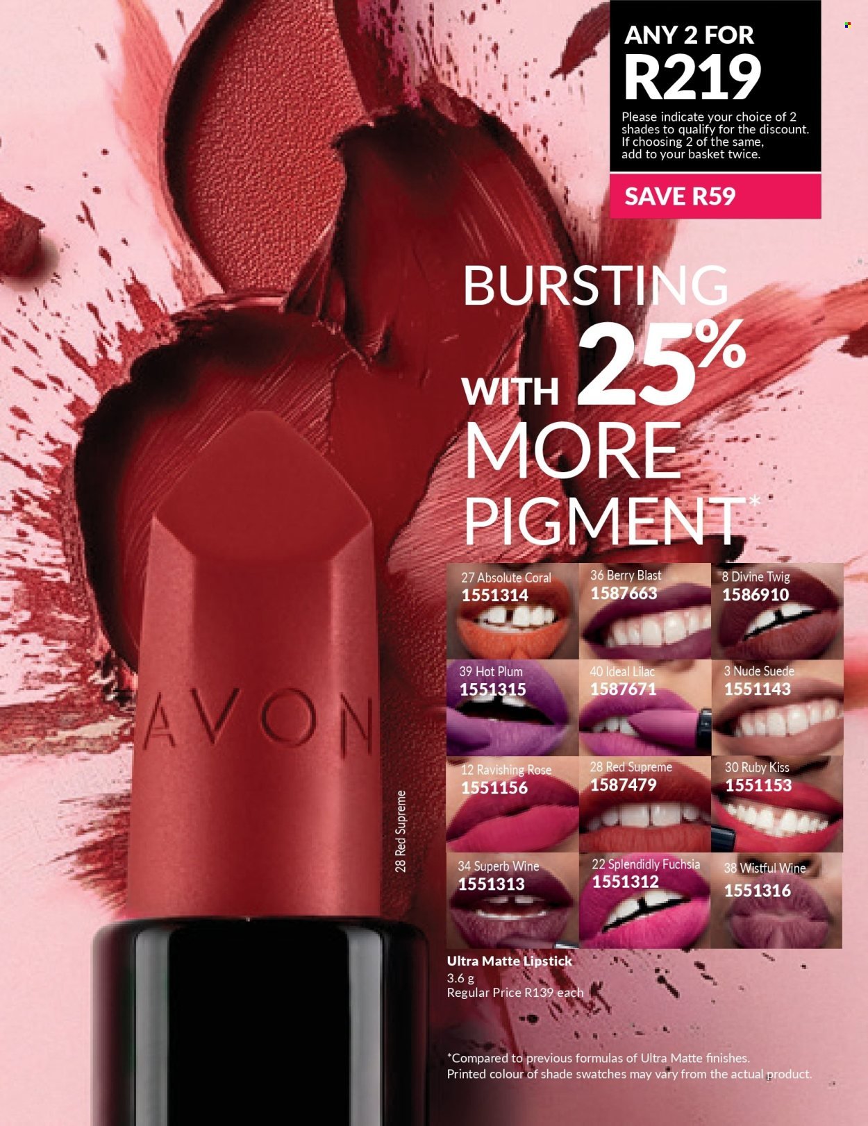 AVON specials - C6 CORE BROCHURE
