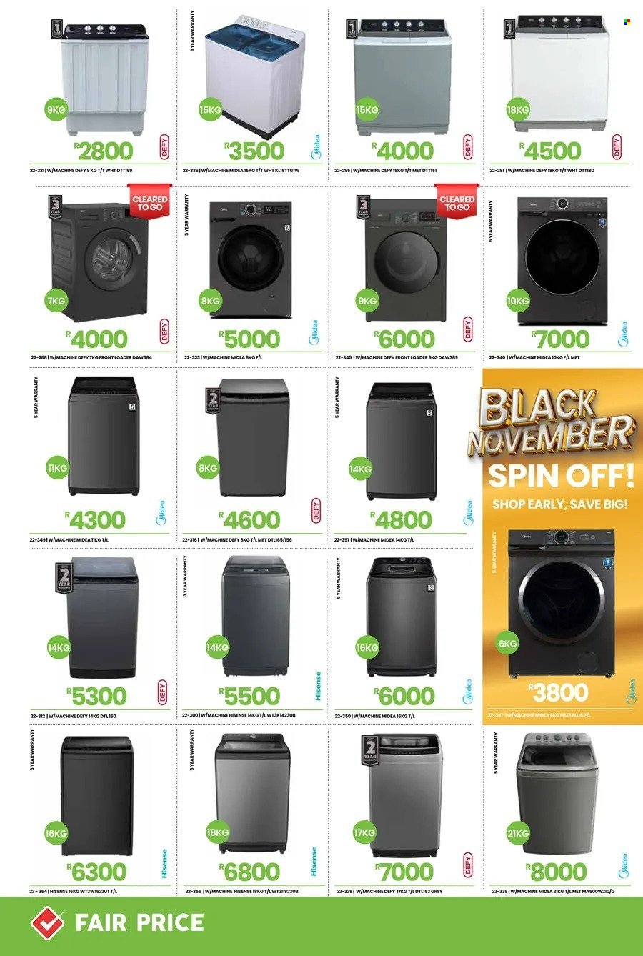 FAIR PRICE specials - From Saturday 1 Nov 2025 (2025-11-01 - 2025-11-23) | 4